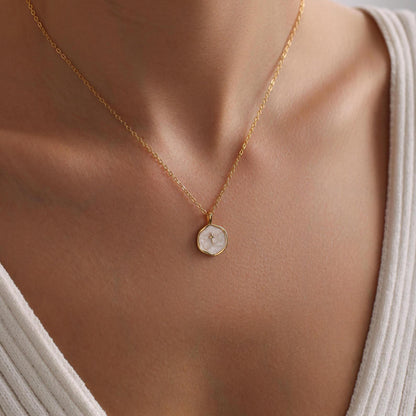 LUNA CROSS NECKLACE